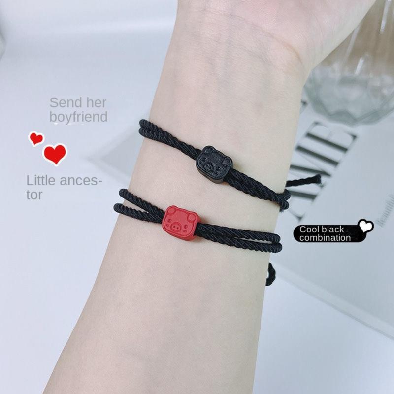 Product Introduction of New Double Layer Knotted Cartton Pig Hair Ring Korean Little Fresh Hair Accessory No Harm High Elastic Ponytail Holder Children Headdress 20