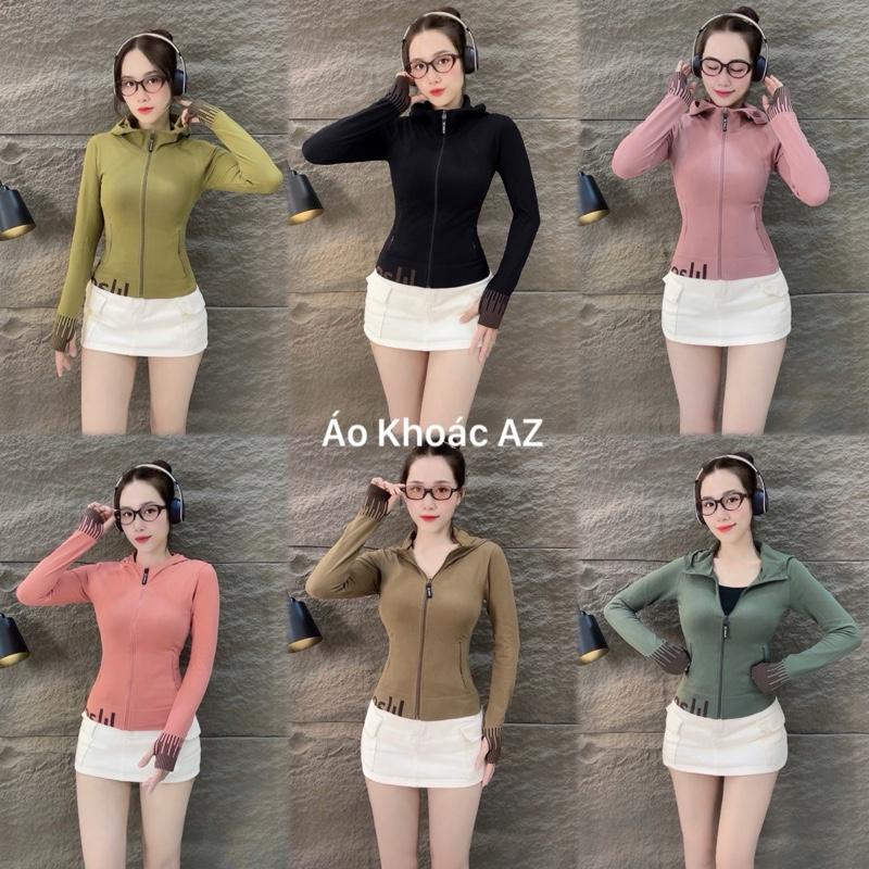 36-70kg Áo Khoác Thể Thao Nữ Form Lỡ Ôm Body Vải Thun Dệt Kim Quảng Châu KT-Mẫu Mới . Áo Khoác Nữ Tập Gym Yoga Chạy Bộ Đồng Sport