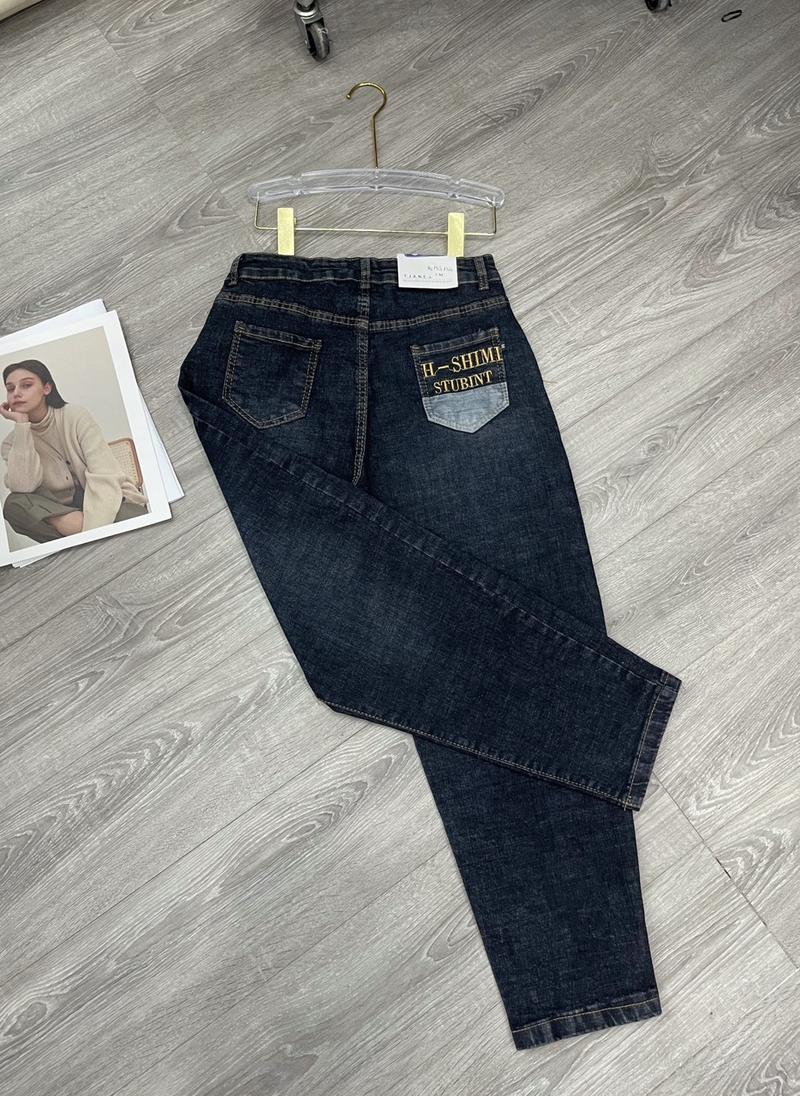 Product Introduction of Quần bò bagy dãn phối thêu,  quần jeans nữ 8