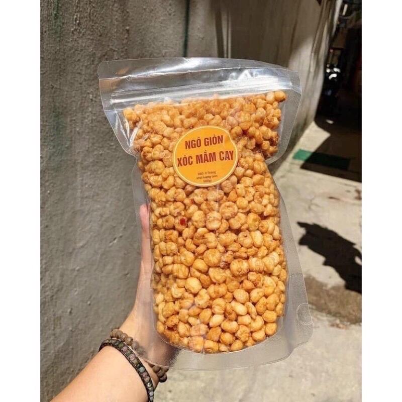 1 kg ngô giòn xóc mắm, bắp nếp sấy giòn