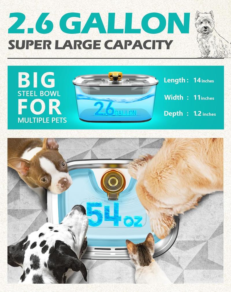 Multi dog water bowl best sale