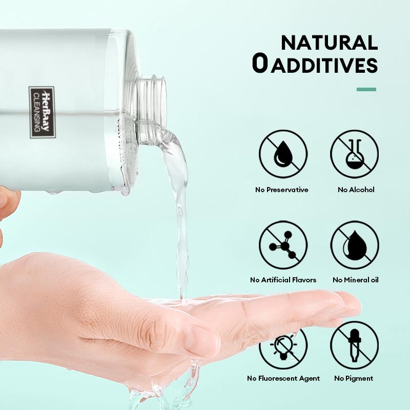 Product Introduction of 【BUY ONE GET ONE】HerBaay 5 Seconds Cleansing Brightening Micellar Cleansing Water Makeup Remover Mata Tanpa Membuat Iritasi Moisturizing hydrating Deep Cleaning 145 ml 1