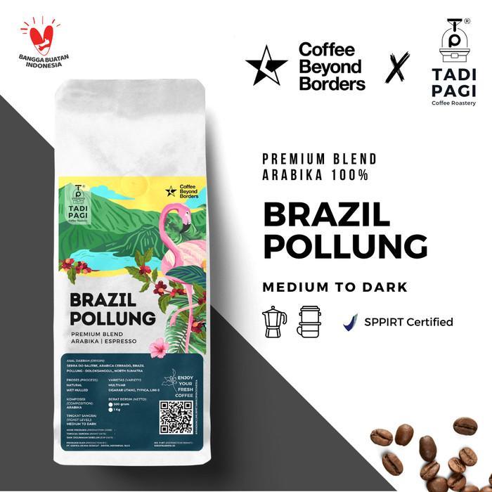 Gambar Brazil Pollung Premium Blend 500 gr - Biji dari Tadi Pagi Coffee Roastery Kota Depok Tokopedia