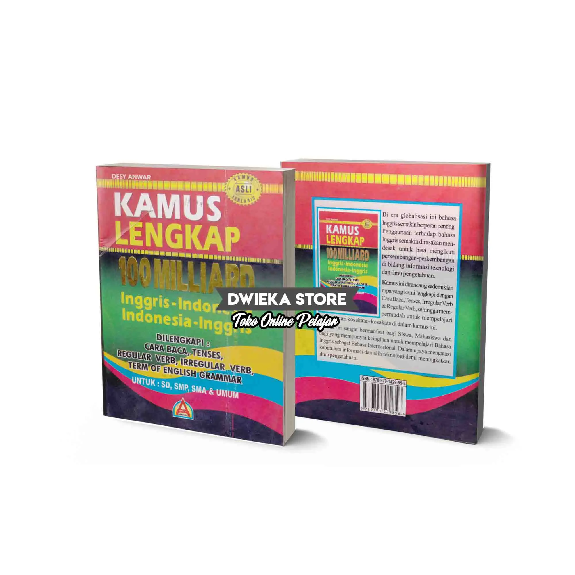 BUKU KAMUS BAHASA INGGRIS KECIL 1M-10M-100M AMALIA