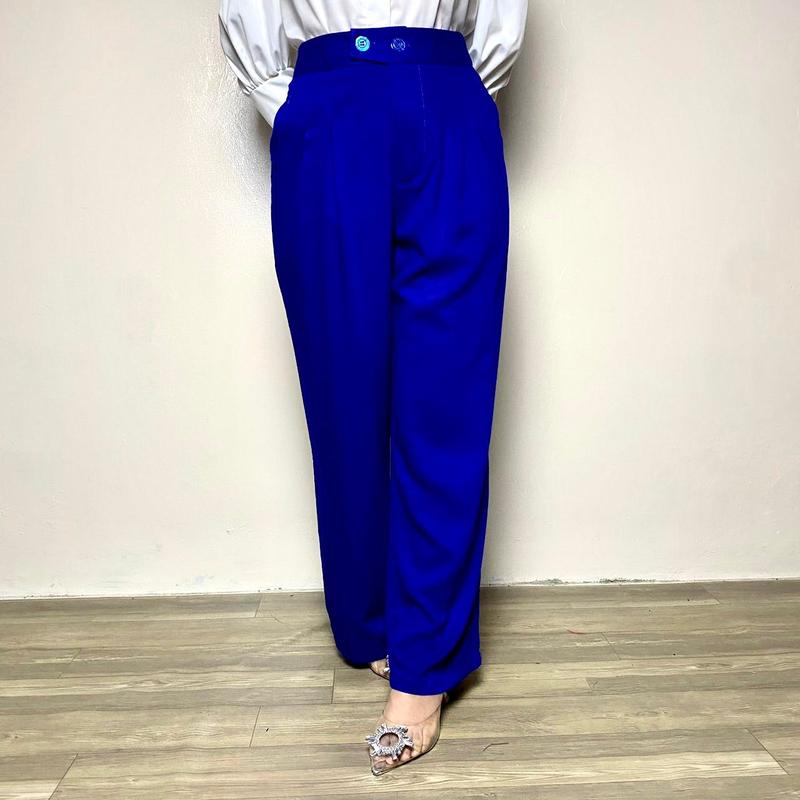 Rayya loose pants rayon all size fit to 75kg Kancing Karet Kulot Celana Wanita 1