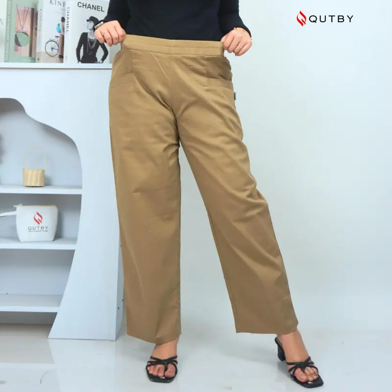 QUTBY - LIVE CELANA KOREAN LONG PREMIUM BAHAN KATUN TWILL PREMIUM 4