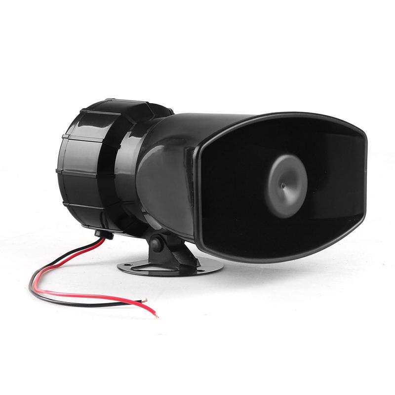 Product Introduction of 12V 7 Sound Horn Car 7 Tones  Warning Alarm Megaphone Siren Speaker Wireless Remote Control 32