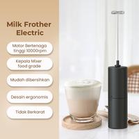 Gambar DoraHomi Milk Frother Elektrik  Stainless Pengocok Susu Cappuccino Foam Maker portable Tanpa kabel - Bulat - EMF-1BK8 dari Dorahomi Kota Administrasi Jakarta Timur 3 Tokopedia