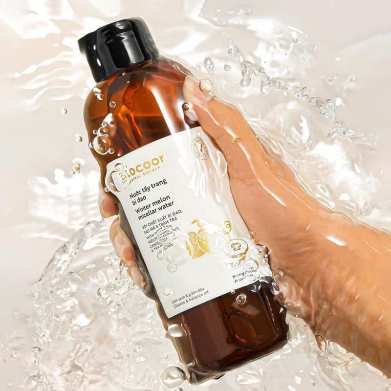 Nước tẩy trang bí đao Cocoon Winter Melon Micellar Water dịu nhẹ , sạch sâu , giảm dầu hiệu quả 50ml 7