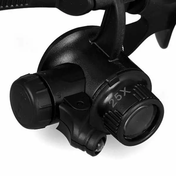 ZEAST Kacamata Pembesar 25x Magnifier dengan 2 LED - 9892GJ 5