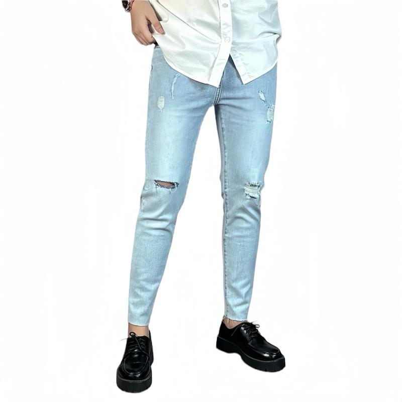 Quần Jean Slim Fit Tôn Dáng New2 Menswear Nam Denim  Có Túi