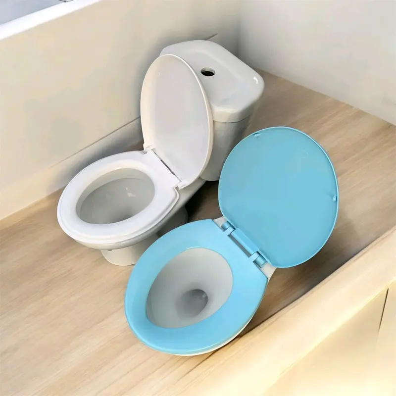 Nắp bồn cầu rơi tự do - phù hợp với bồn cầu 2 két rời và bệ ngồi hiện nay ( Không Vừa Bồn Cầu Liền Khối) 1