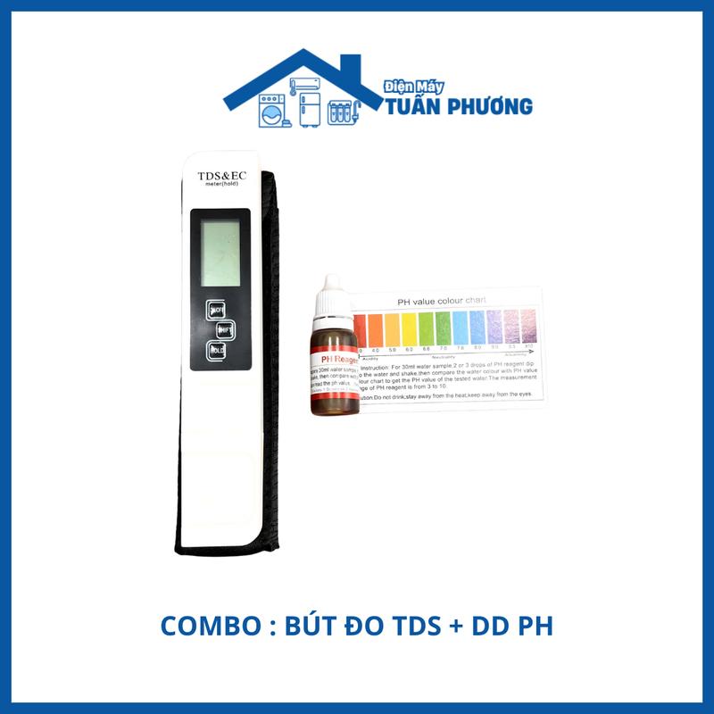 BÚT THỬ NƯỚC TDS&EC TẶNG BỘ DUNG DỊCH PH