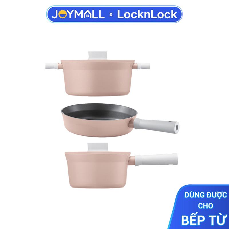 Nồi Chảo Nhôm Chống Dính Suit IH LocknLock Dùng Được Cho Bếp Từ - Hàng chính hãng - JoyMall