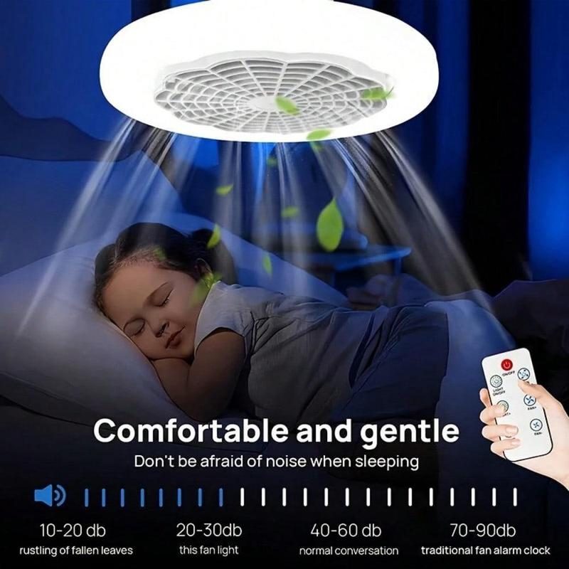 Product Introduction of Ceiling Fan with LED Lights for Bedroom, 3-speed LED Fan Lamp, Modern Remote Control Fan with LED Light, Indoor Cozy Lighting, Decorative Fan Night Light for Living Room 28