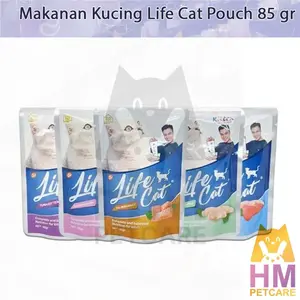 Makanan Kucing Basah Wet Food LIFE CAT ALL VARIANT 85GR