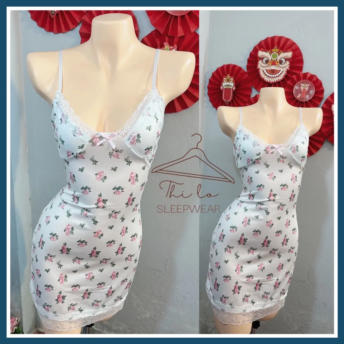 (KÈM QUÀ)[V02]{Có Bigsize} Váy ngủ thun mềm hoạ tiết hoa xinh Đầm mặc nhà co dãn KÈM MÚTKemTimVoan Voi Nữ Dress | BigBuy360 - bigbuy360.vn