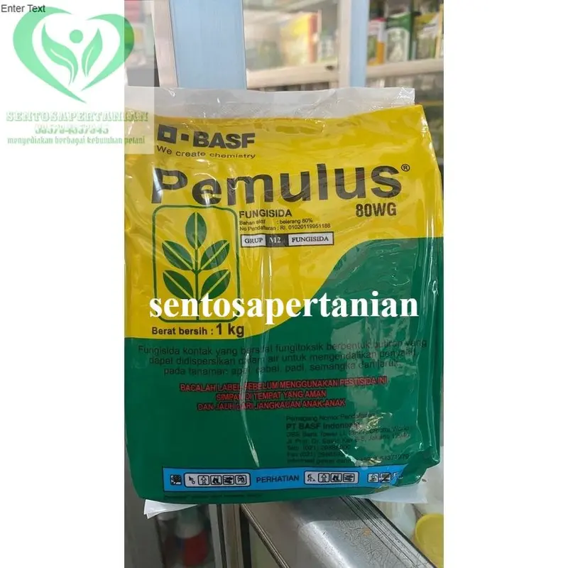 Fungisida kontak belerang PEMULUS80WG kemasan 1kg Ramah Lingkungan ...