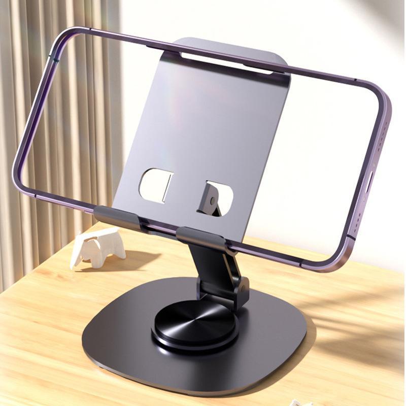 Product Introduction of 360° Rotatable Foldable Phone & Tablet Holder, Adjustable Height Phone Stand, Universal Tablet & Phone Accessories for Home Office 3
