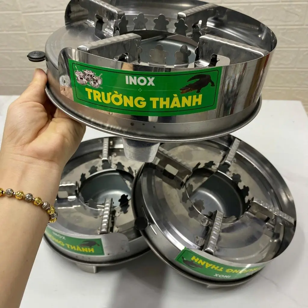 [Kho Sỉ] Bếp Cồn Mini , Bếp Cồn Inox Có Chắn Gió Nhỏ Gọn - Phương Trang