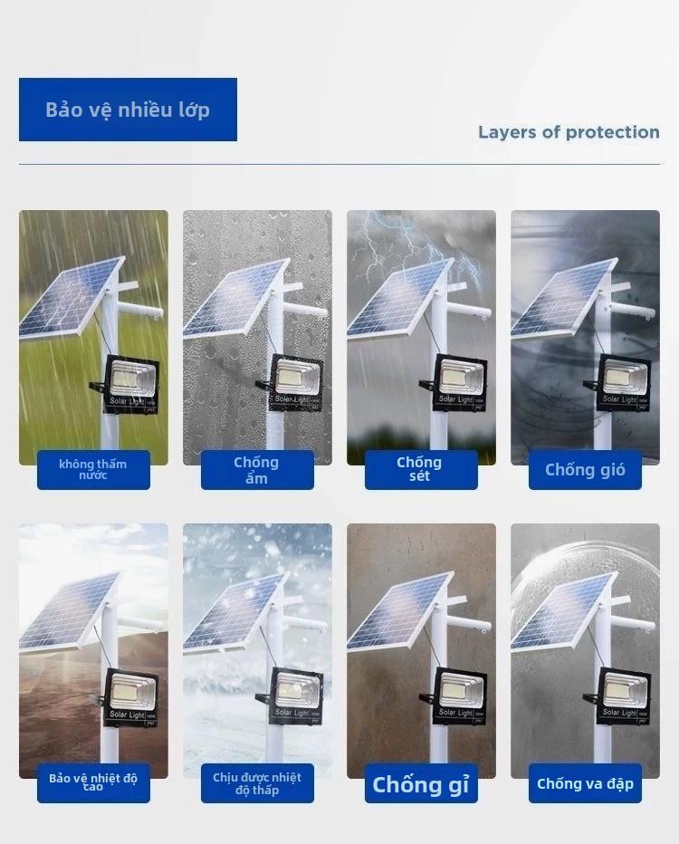 Product Introduction of Đèn sân năng lượng mặt trời 1500W Không cần hóa đơn điện Đèn đường năng lượng mặt trời chống nước ngoài trời solar  light  chính  hãng đèn  năng  lượng  5000w  chính  hãng đèn  năng  lượng  20000w đèn  năng  lượng  1500w  chính  hãng  cay luong nang den 3