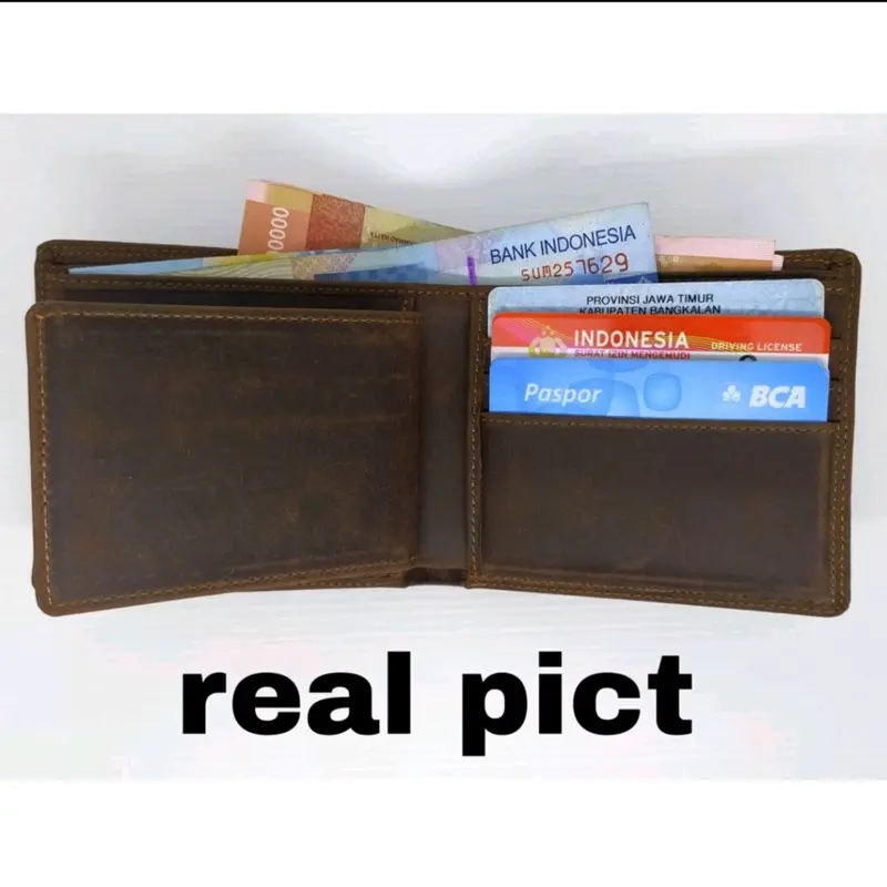 Dompet Kulit Sapi Jenis kulit CH Full Kulit Dompet Pendek 3