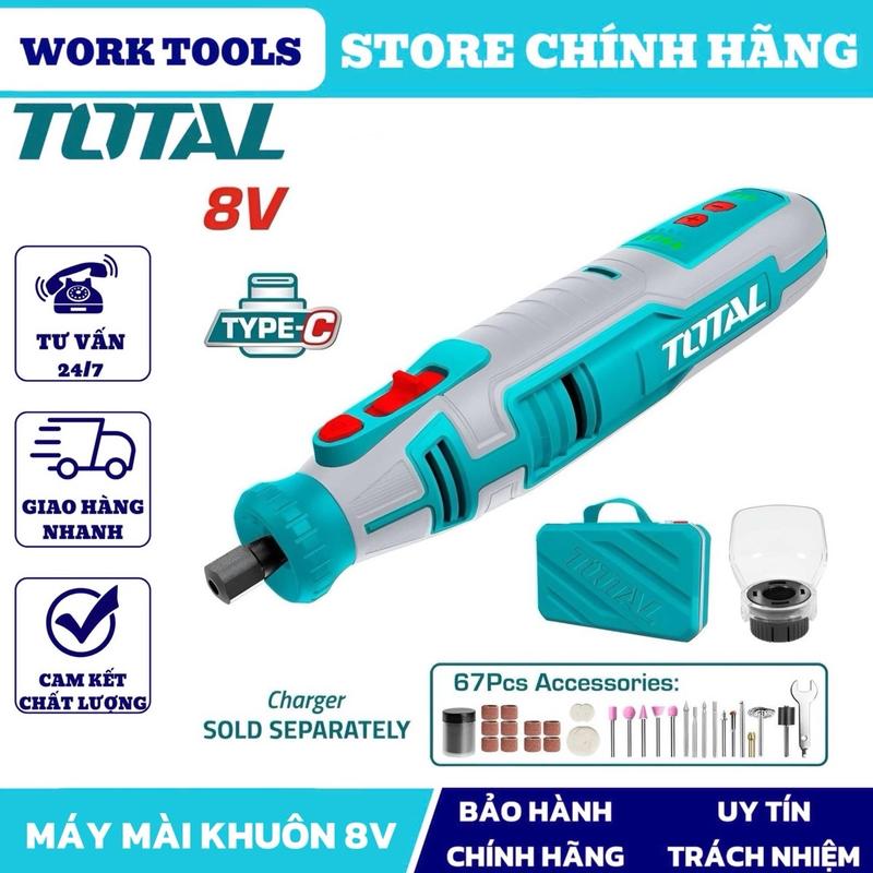 Máy mài khuôn dùng pin 8V TOTAL TMGLI0801