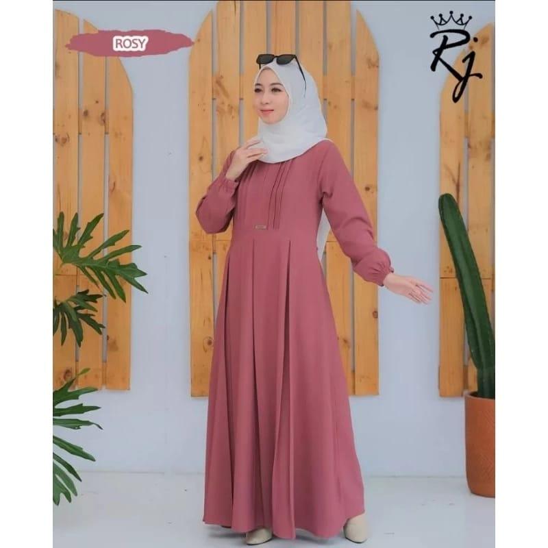 gamis jihan cringkle airflow dress busui terbaru 1