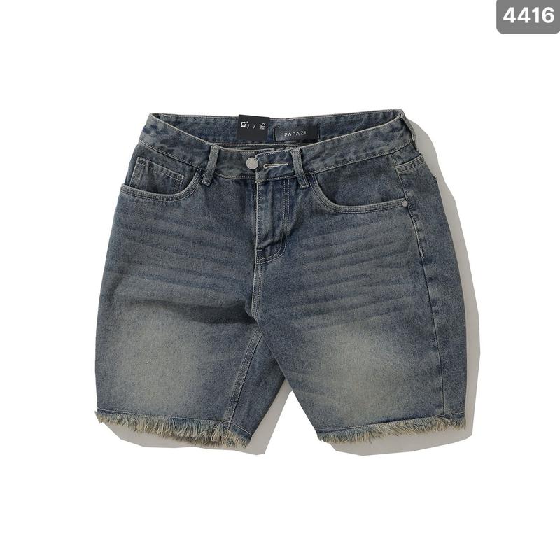 Quần short trên gối Mã_R4416, gam màu xanh, dễ phối đồ, phong cách cá tính - PAPAZI