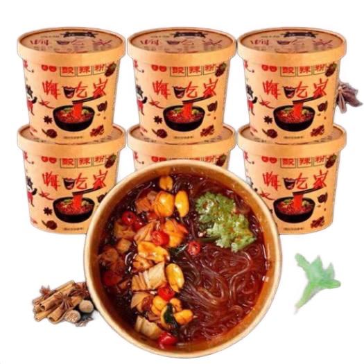 Thùng 6 hộp Miến Trùng Khánh và Miến Dẹp Khoai Lang bán chạy tiktok - đồ ăn vặt Nội Địa Trung - Tiệm Ăn Vặt SG măng cay