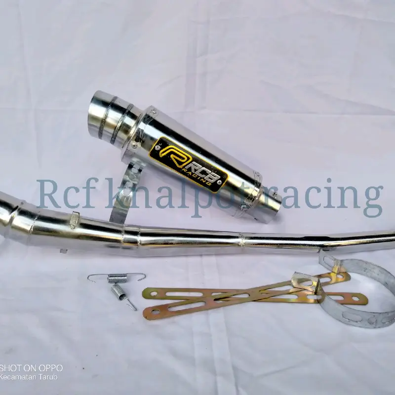 Knalpot Racing RCB Supra x 125 Supra x lama Supra fit 110 Revo absolute Revo fit lama Jupiter z Smash Shogun 125 Smash titan Blade astrea grand Karisma Vega zr Vega R Jupiter z robot z1 2