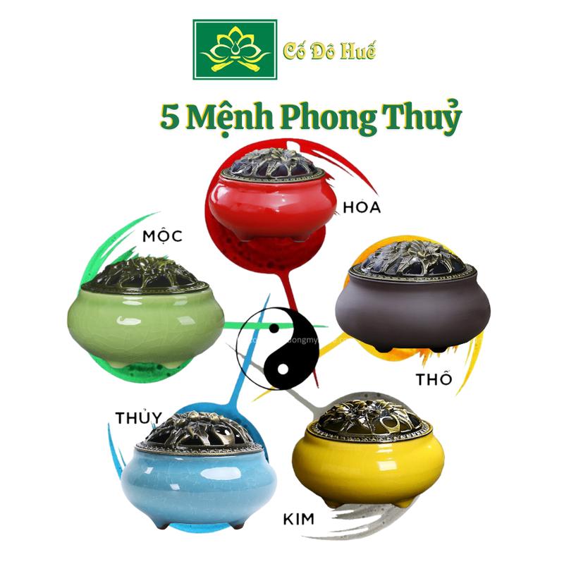 Combo 1 Hộp  Nụ Trầm và 1 Lư Xông Gốm Shop Cố Đô Huế, Nụ Trầm Sạch Giá Tận Xưởng Hộp 38 Nụ, Xông Nhà, Thưởng Thức và Thờ Cúng Dầu Thơm Phòng nhang  xông tinh 9