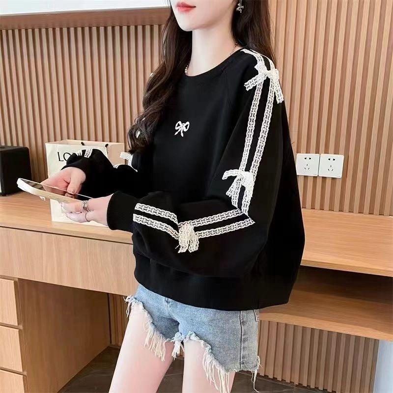 Product Introduction of Áo Len Thêu, Thiết Kế Đẹp, Thắt Nơ Thêu, Phong Cách Hàn Quốc, Quần Áo Hàng Đầu, Hàng Mới Về Mùa Thu 8