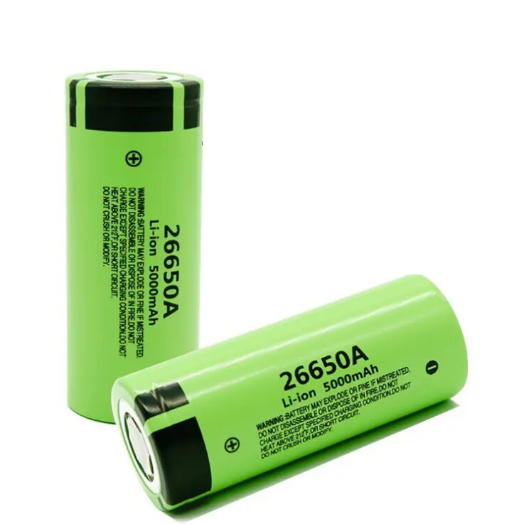 ￼Pin 26650 Dung Lượng 5000mah Dòng Xả 10A Phù Hợp Cho Đèn Pin Siêu Sáng Và Các Thiết Bị Cầm Tay