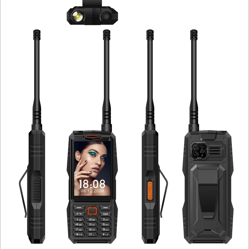 3.5 Inch 2G Unlock Cell Phone, Long Term Standby Button Phone with Flashlight Support FM, MP3, MP4, GPRS, Senior Mobile Phone 3