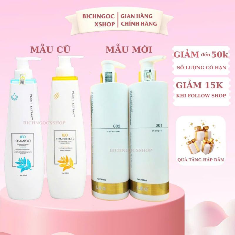 Cặp dầu gội xả Dưỡng Tóc LEO PROSE 800ml dành cho tóc khô sơ, hư tổn nặng. daugoit