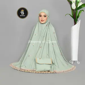 Mukena Melati Bordir Terbaru Katun Rayon 2024