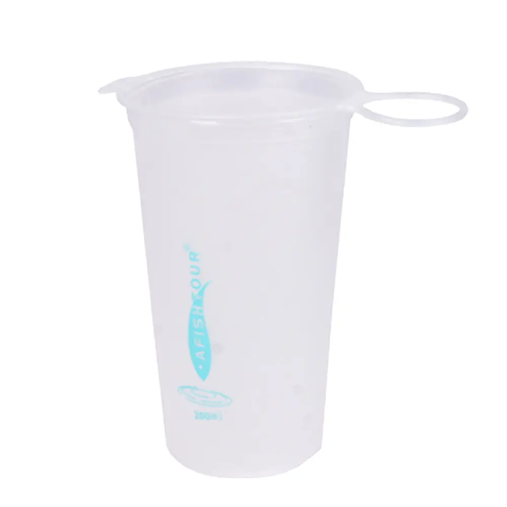 TPU Soft Cups Collapsible Sports Water Bottle Outdoor Foldable Water Cup Running Cycle Hiking Flexible Water Bag