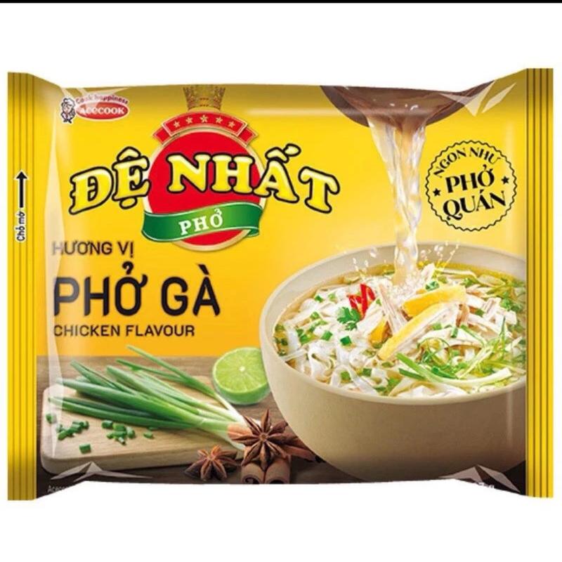 phở đệ nhất bò , phở đệ nhất gà ACecook 1 thùng có 30gói   67gam sợi mì trắng giàu dinh dưỡng phở ăn liền tiện lợi