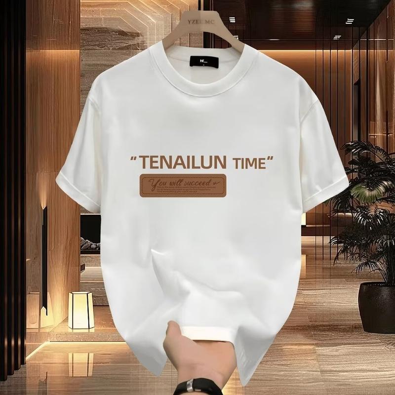 Áo Thun Cho Nam, In Hình Thời Trang, Áo Thun ngắn Tay Áo, Dáng Rộng Thường Ngày Hàng Mới Về 2024, Áo Thun Nam, Phong Cách SR0401