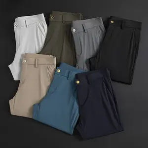 Disai Celana Panjang Pria Formal Ankle Pants Slimfit Kerja Kantor Casual Elastis Berbahan Sutra Es Trousers K9056