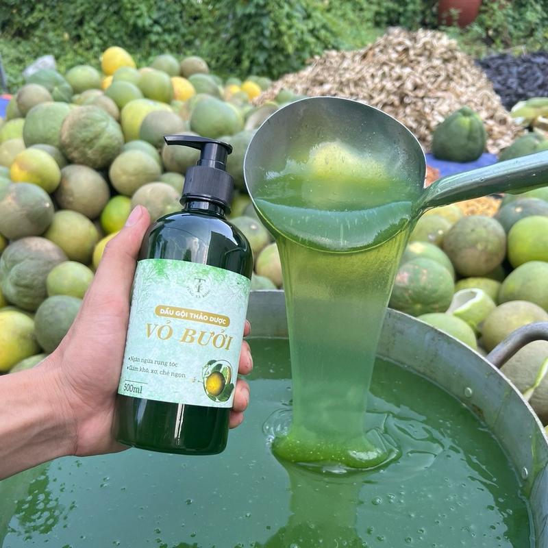 Dầu gội thảo dược vỏ bưởi 300ml dầu gội  thảo dược dầu  gội