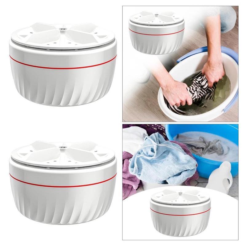 Mini Washing Machine 30W USB Powered 5V Cleaning Tool Clothes Washer Travel Washer for Apartment Camping Business Trip 4