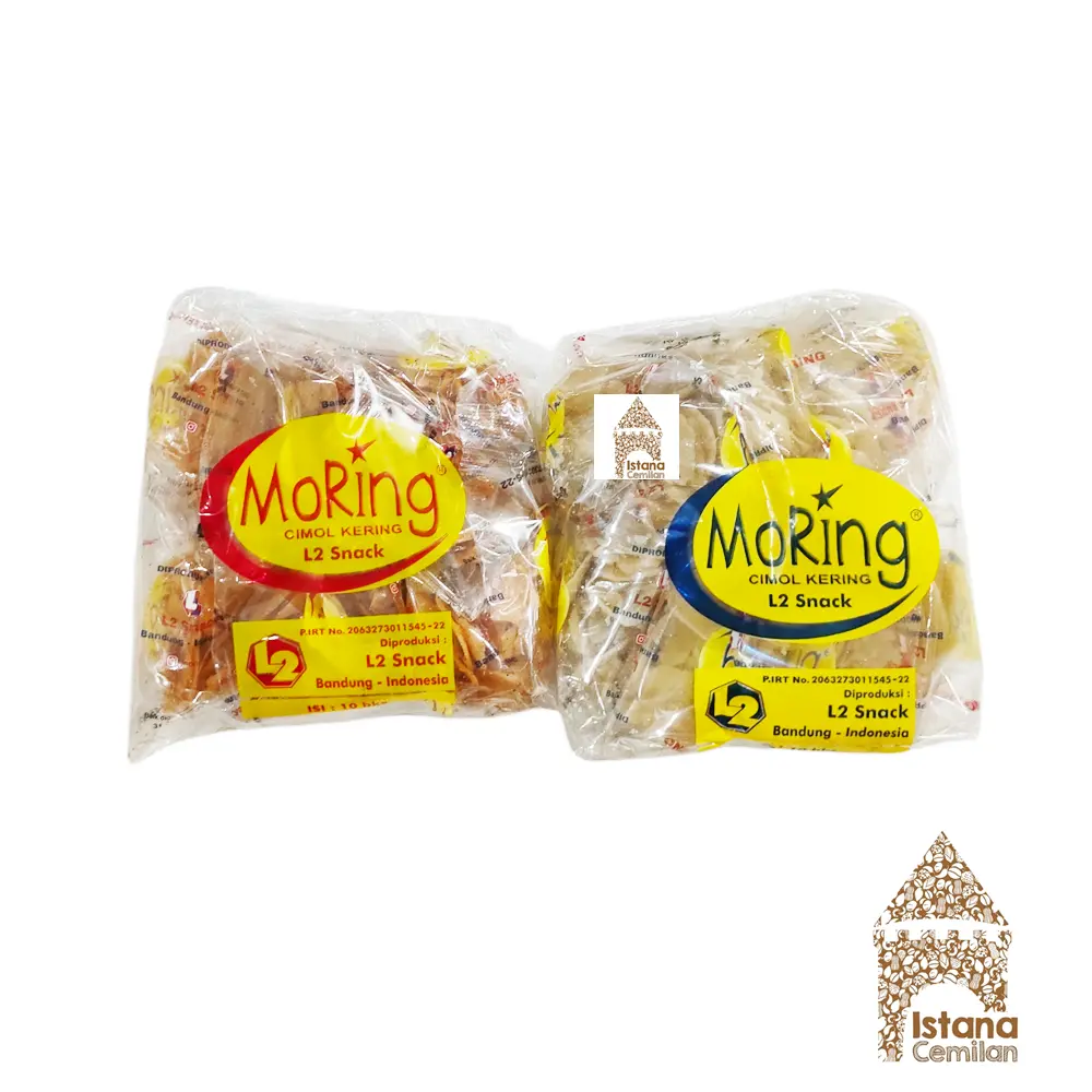 Moring Cimol Kering L2 Snack Pedas / Original MINI  (isi 10 pcs) PACK