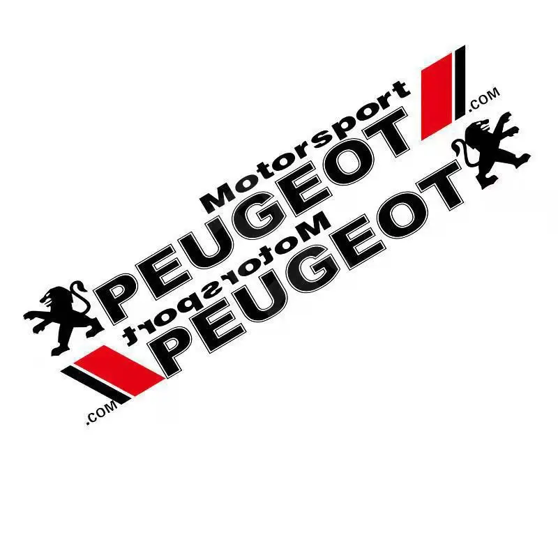 Stiker body samping pintiu mobil Peugeot stiker simpele terlaris 3