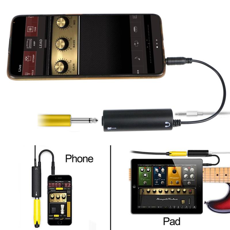 Audio Connection Cable, Guitar Audio Interface, Guitar Accessories for Mobile Phone 2
