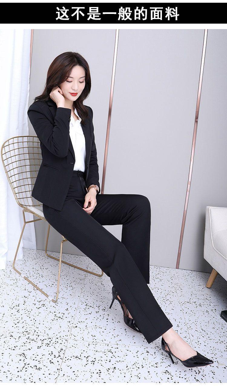 Product Introduction of Quần Dài Trang Trọng, Màu Đen, Dành Cho Nữ, Mùa Xuân Và Mùa Thu, Quần Công Sở Chuyên Nghiệp, Ống Dáng Ôm, Cạp Cao, Dáng Rộng Vừa Vặn, Thắt Nơ Mắt Cá Chân, Quần Phù Hợp, 2024 6