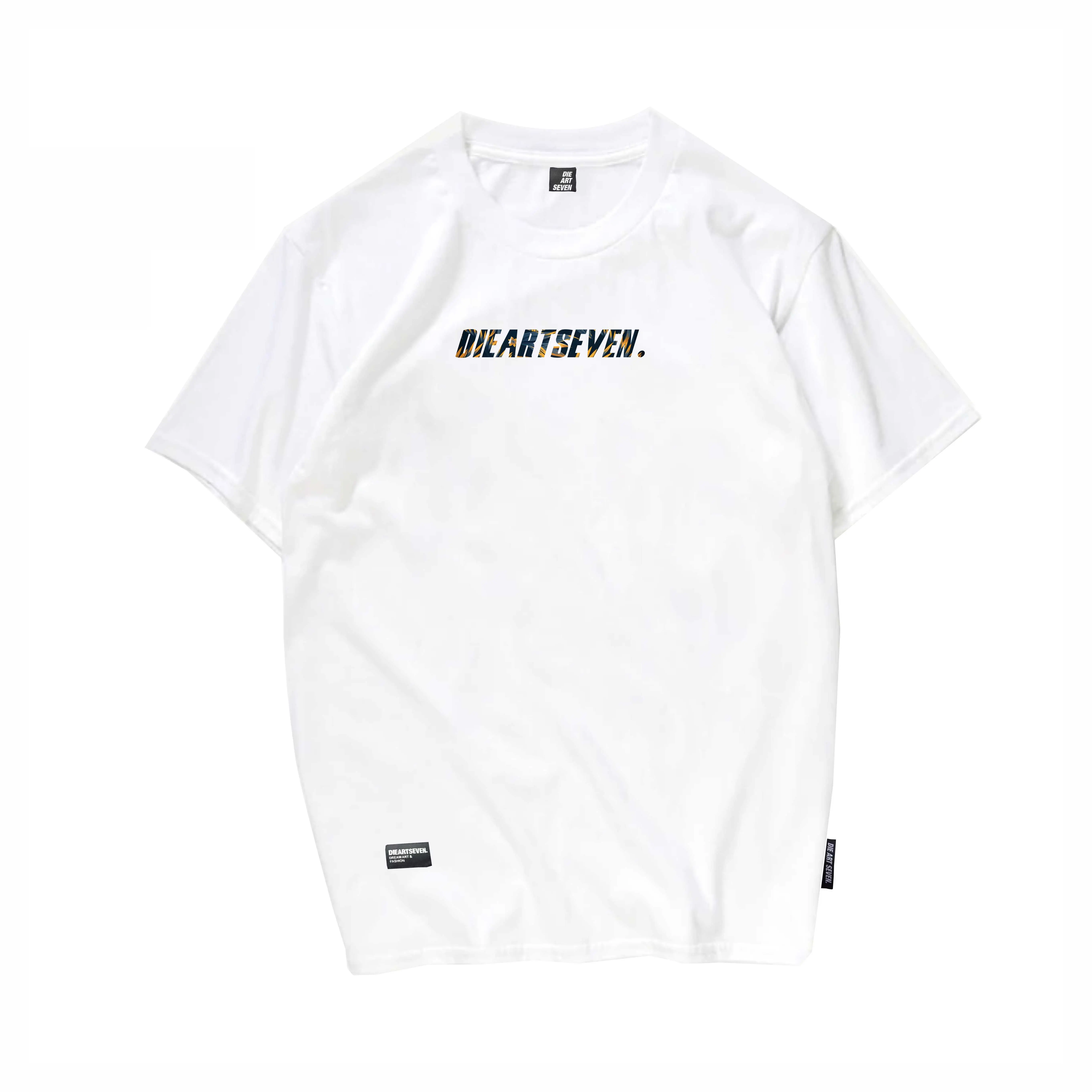 Kaos Distro Dieartseven Mizuo White basic printig T-Shirt Printing Standar Pria Baju Cowok