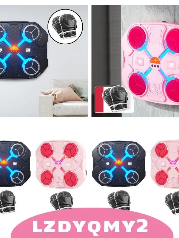 Máy boxing theo nhạc gắn tường tiện dụng thế hệ mới có bluetooth cảm ứng thông minh theo nhịp đệu tập thể dục tại nhà 3