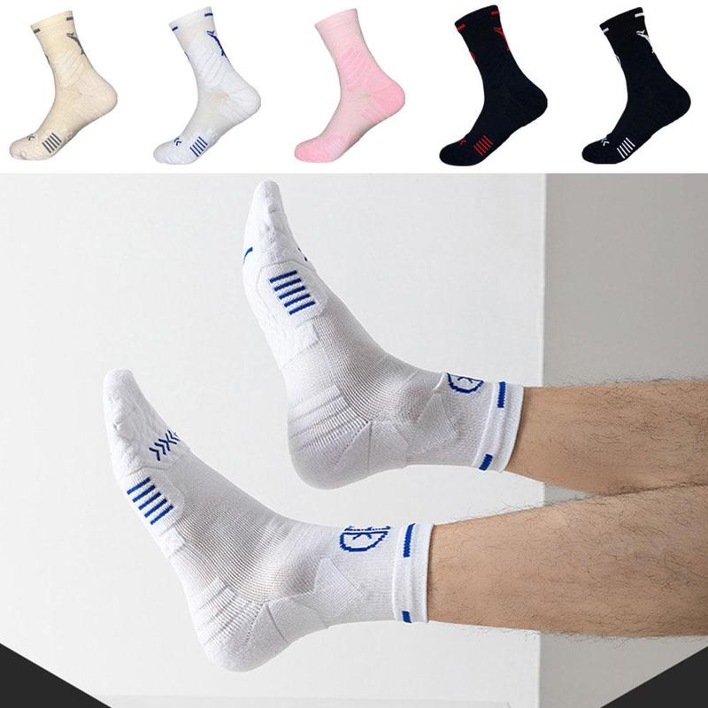 Product Introduction of 1pair Men Women Sports Basketball Socks Breathable Bottom Socks Professional Socks Outdoor N9V2 14